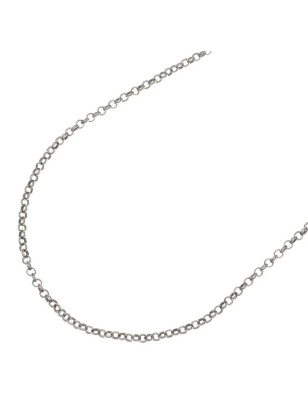 Chrome Hearts Neckchain Roll Chain Necklace 20 Inch Silver